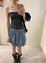 レース ミニスカート