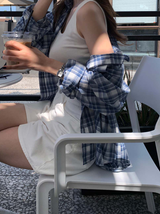イェイブサマーオーバーサイズドチェックシャツ / 8 カラーズ