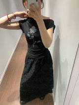 Rosie Off-Shoulder T-Shirt (3color)