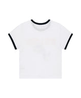 BITE LOVER CROP RINGER TEE