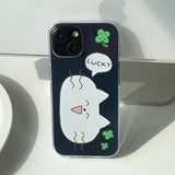 スマイルラッキーキャットフォーンケース