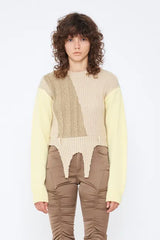 SWITCHING COLOR KNIT