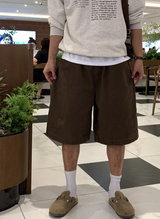 Hills Basic Carpenter Bermuda Banding Pants