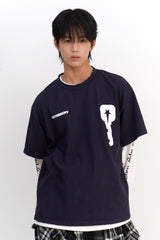 スターキーズヴィンテージTシャツ (ネイビー)