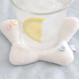 fluffy star plate - button candy