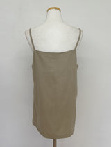 Linen Henkel Belted Bustier