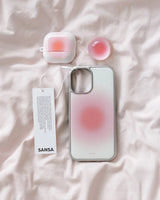 Morning Peach_Silver iPhone Galaxy Case(MagSafe)