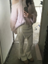 Velvet Wrap Pants