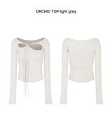 ORCHID TOP light grey