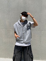 Hade 2 Way フード付きベスト 2C