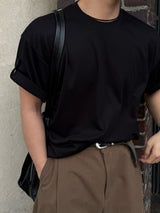 Soft sig roll-up short sleeve t-shirt
