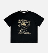 No.1224 skateboard half T (3color)