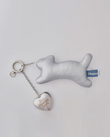 シルバーキャットハートキーリング / SILVER