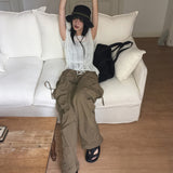 [UNISEX] コッセルナイロンビッグカーゴポケットパンツ