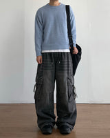 Unit Cargo Denim Pants