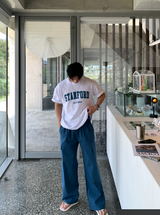  Urban Stanford Lettering Over Short Sleeve