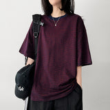 ボクシーフィット カラーリング シンライン 半袖 Tシャツ