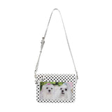 3d puppy raster polka dot dog