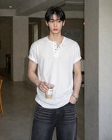 (M's) Allday Henley Neck T-shirt