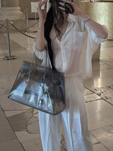 jelly crocodile bag (2color)