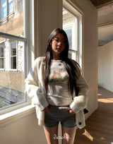 バンビスリムロングスリーブTシャツ