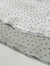 Dot Crease Mermaid Midi Skirt