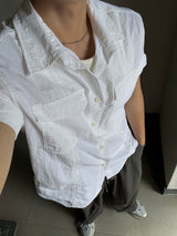 Oen Nylon Roll-Up Shirt