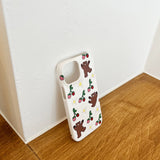 Dancing bear glossy hard case