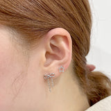 [SET] Drop Ribbon Angel Star Piercing