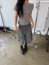  FRILL BERMUDA PANTS