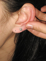 [925silver] Stitch piercing (Silver)