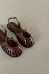 MAREN FISHERMAN SANDALS (BROWN, BLACK 2COLORS!)