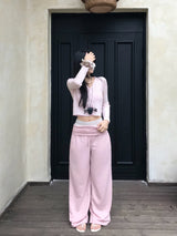 ルミエール シアー サマー リブニットカーディガン