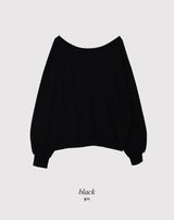 [SHOPPERMADE] Avorite ソフトワンショルダースウェットシャツ (3color)