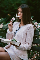Carrie tweed jacket - pink