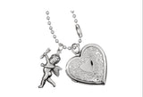 cupid heart keyring