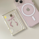 【made】ピンクリボン マグセイフ カードスロット