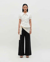 Layered Wrap Tie _ IVORY