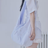 rivet cross bag (sky blue)