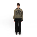 マルチスカルメッシュニット (OLIVE/NAVY)