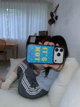 イッツ ホット グラス バンパーケース (Blue)