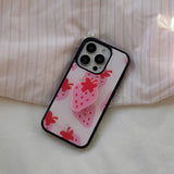[Mademoment] strawberry delight pattern  design iphone epoxy case
