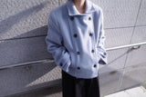 Powder double short coat (2color)