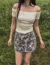 Dring Cargo Pocket Mini Skirt