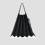 ラッキープリーツニット(L) リッチブラック