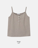 Bona Casual Border Button Sleeveless (5color)