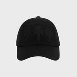 Dripping Patch Ball Cap _ Black