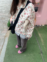 ペンネベロアワイドバンディングパンツ（3c）