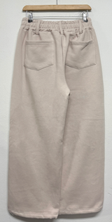 Balloon Wide Collie Belt Color-Point Fleece Balloon Wide Pants 🖤💜 5COLOR