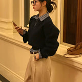 [MADE] Pippi, a slim checkered shirt blouse